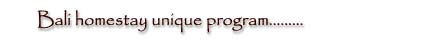 bali genuine program